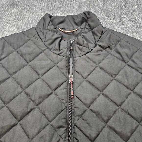 Hawke & Co Sport Performance Puffer Vest Mens Large black quilted full zip - Picture 12 of 12